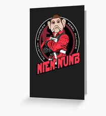 Star Wars Sullustan Smuggler Nien Nunb Crest Greeting Card