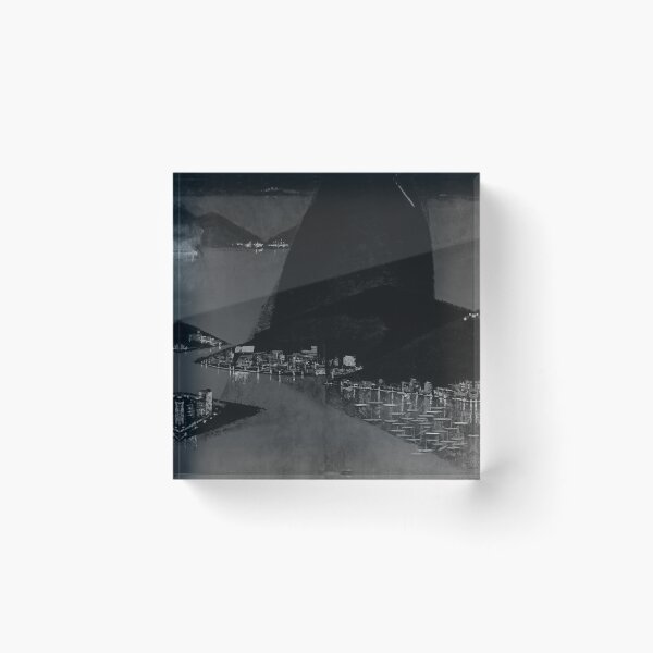 Item preview, Rio de Janeiro Noire vintage travel poster designed and sold by stickart-marek.
