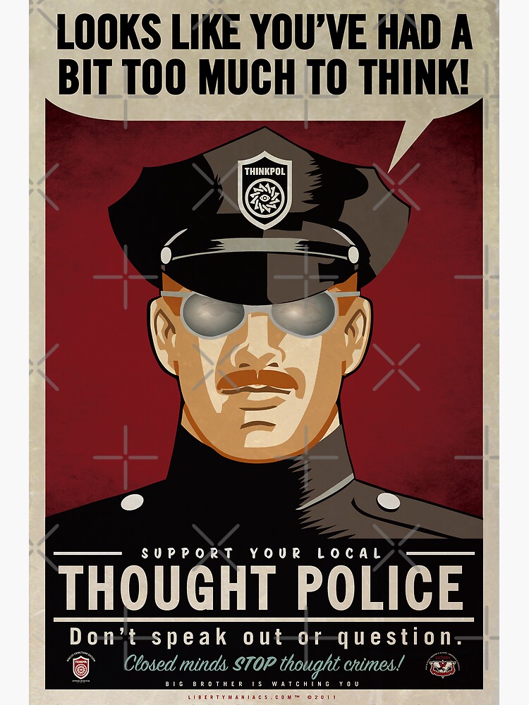 Thumbnail 3 von 3, Poster, weil der große Mann in Schwarz noch näher kam designt und verkauft von LibertyManiacs.