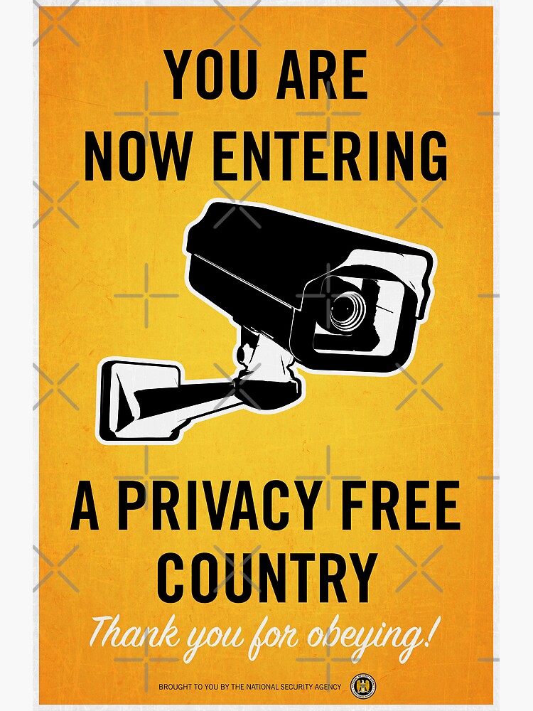 Privacy Free Country Poster for Sale by LibertyManiacs