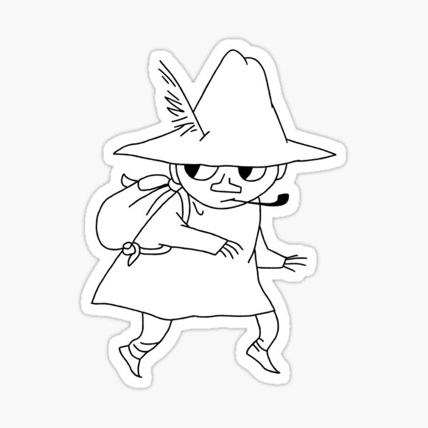 sneaky snufkin Sticker