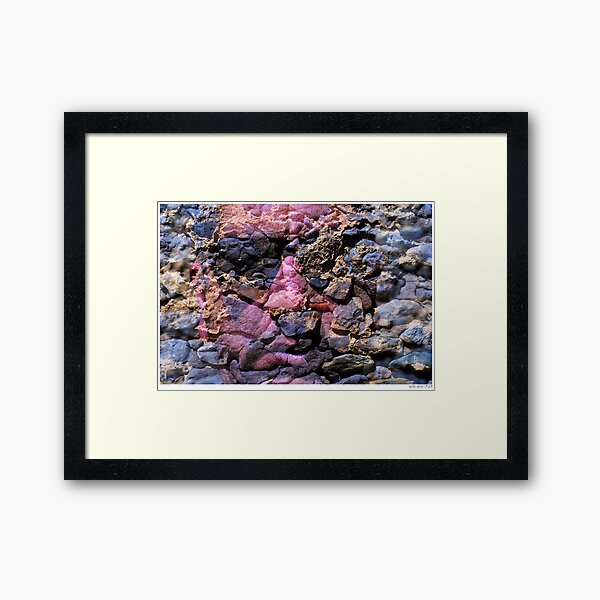 the wall Framed Art Print