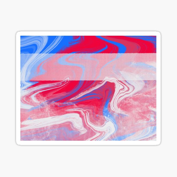 3 AM - Abstract Digital Painting Sticker
