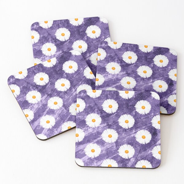 Item preview, Daisy Floral Pattern Purple  designed and sold by JenaWDesigns.