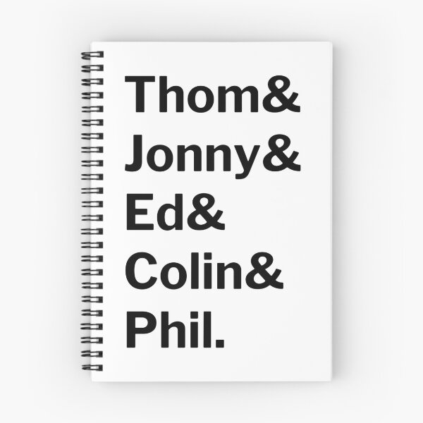 Item preview, Thom& Jonny& Ed& Colin& Phil White designed and sold by Poster_ AtTheDoor.