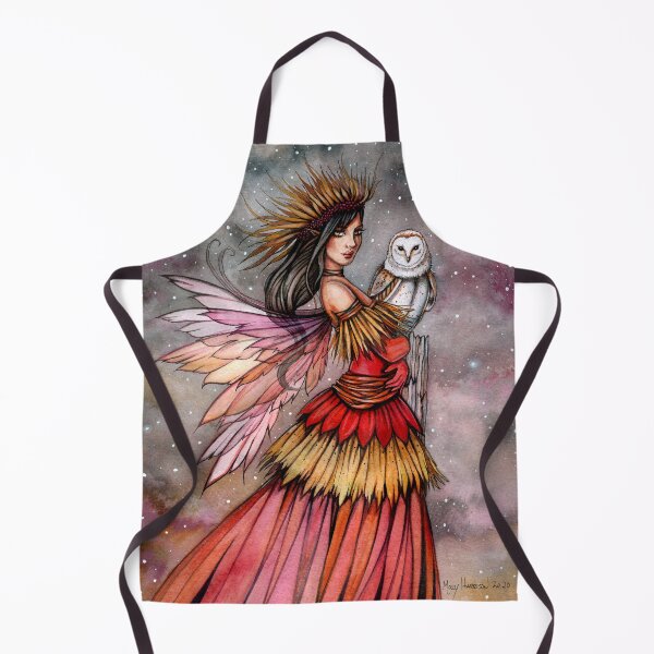 Item preview, Quiet Ember Fairy and Owl Fantasy Art designed and sold by Molly Harrison.
