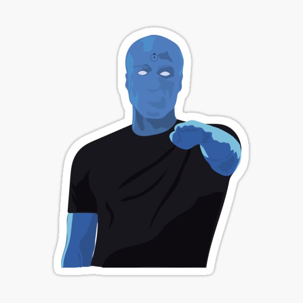 Dr Manhattan Ligma Balls Watchmen Meme Sticker for Sale by UnicornSithLord