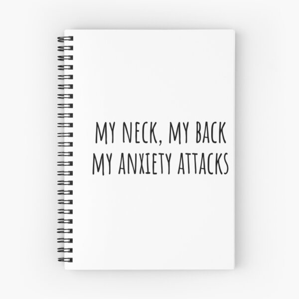 Item preview, My Neck, My Back My Anxiety Attacks designed and sold by CatMonkStudios.