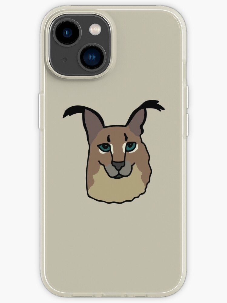  iPhone 14 Big Floppa Meme Cat Case : Cell Phones & Accessories