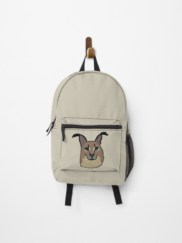 Big Floppa Cash Backpack For Student School Laptop Travel Bag Big Floppa  Gosha Cat Meme Russian Cat Caracal - AliExpress
