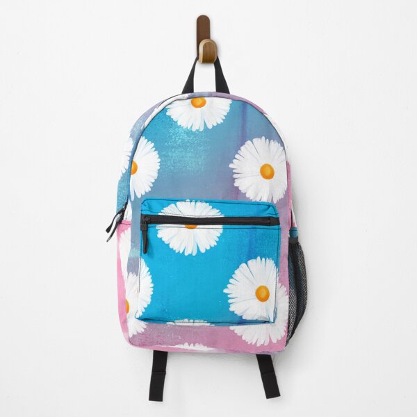 Item preview, Daisy Floral Pattern Pink and Blue  designed and sold by JenaWDesigns.