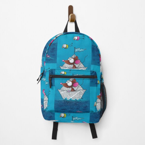 Item preview, Mouse sails in his paper boat designed and sold by StressieCat.