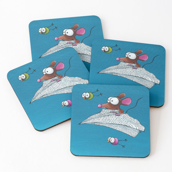 Item preview, Mouse in a Paper Plane designed and sold by StressieCat.