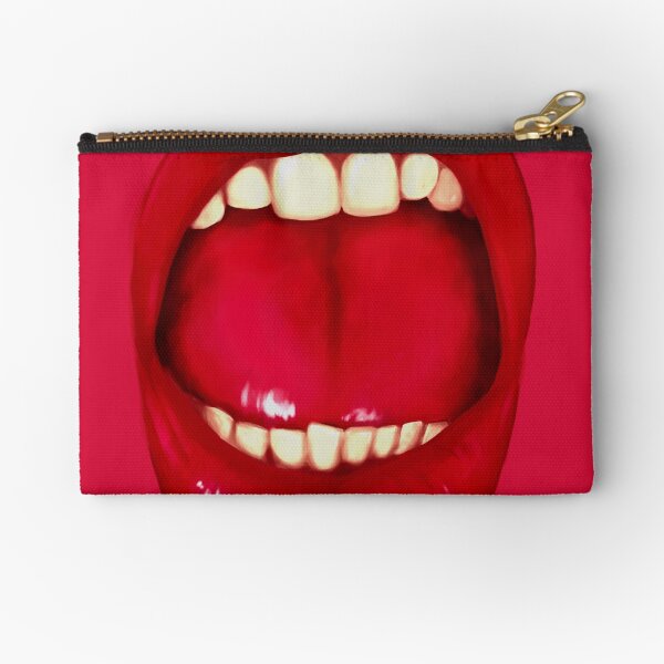 Shouting Mouth Zipper Pouch