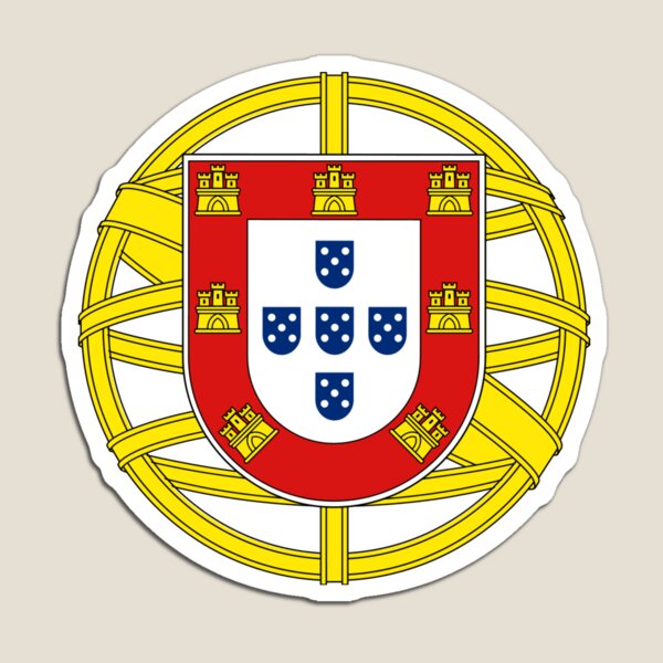 Symbol on the Portuguese Flag Magnet
