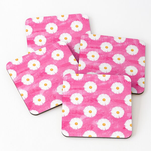 Item preview, Daisy Floral Pattern Pink designed and sold by JenaWDesigns.
