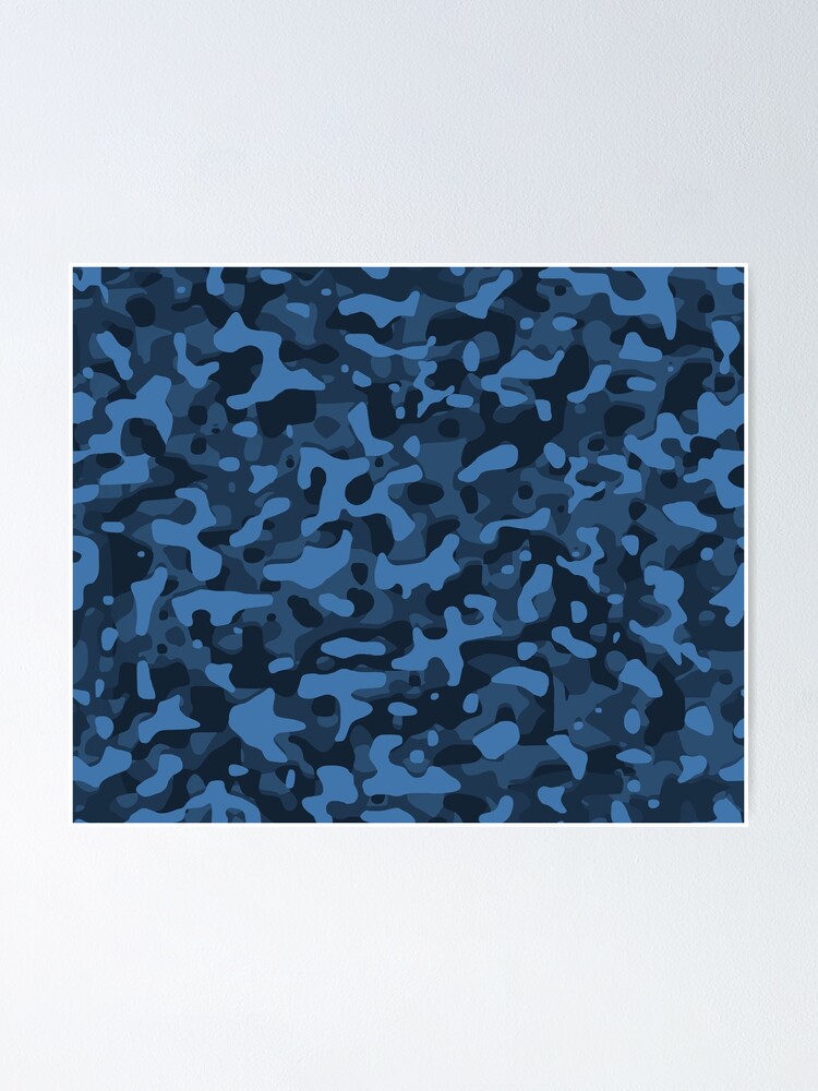 blue camouflage jeans