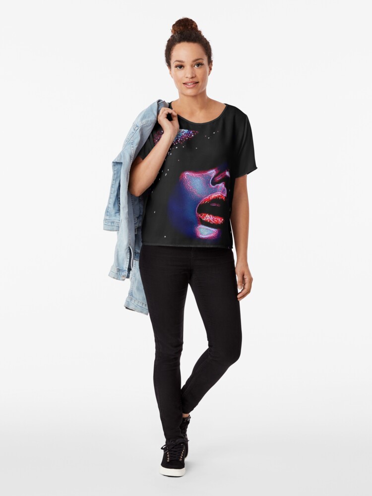 Alternate view of CITY LIGHTS Chiffon Top