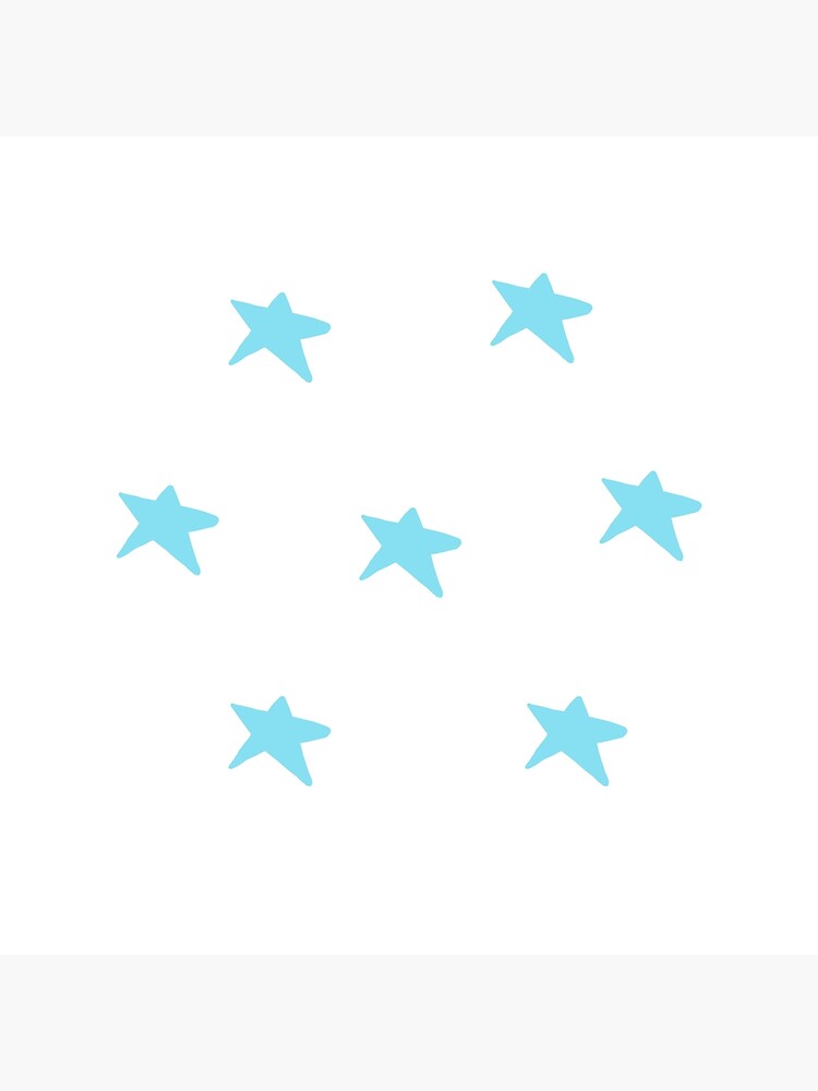 “blue stars sticker pack” Poster by shaywileyyyy | Redbubble
