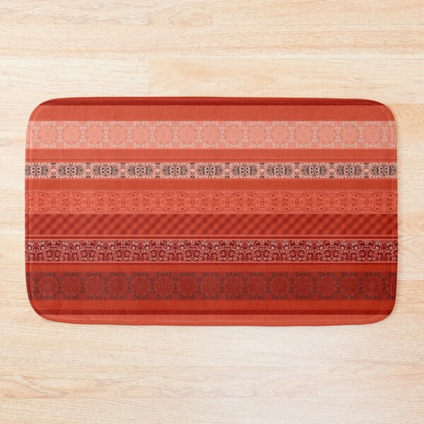 Item preview, Orange striped patchwork designed and sold by fuzzyfox.