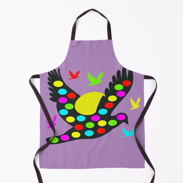 Item preview, Black bird with multicolored eggs designed and sold by Astralia.