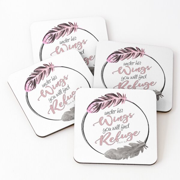 Item preview, Under His Wings you will find Refuge- Psalms 91:4 designed and sold by haleygrady.