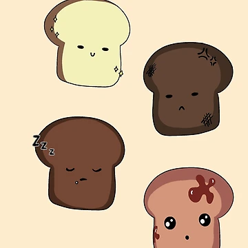 Artwork thumbnail, bread set by Reyaaa