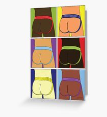 Jockstrap Desire Six Greeting Card