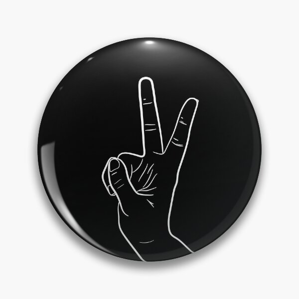 Item preview, person doing peace sign hand gesture designed and sold by ZANGRAM.