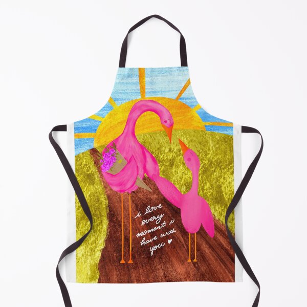 Item preview, Flamingo Walking With Mom nursery art designed and sold by JenaWDesigns.