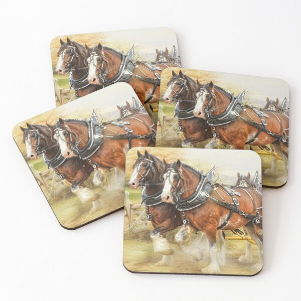 Item preview, Clydesdales in Harness designed and sold by Trudi's Images.
