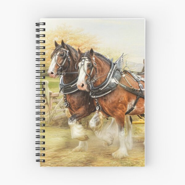 Item preview, Clydesdales en arnés designed and sold by Trudi's Images.
