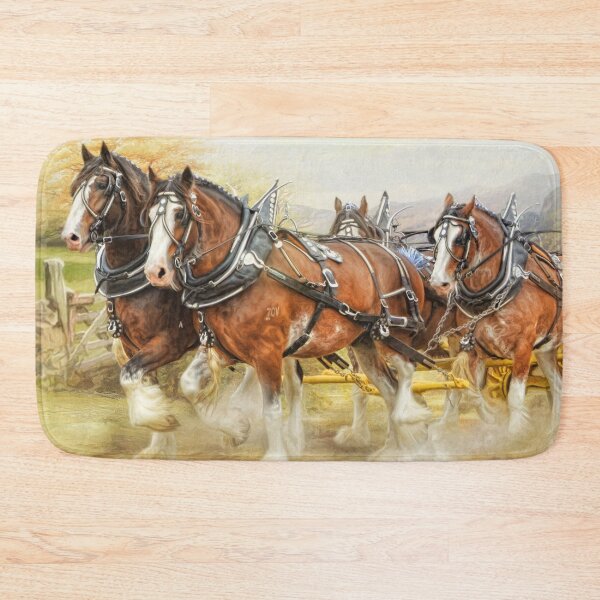 Item preview, Clydesdales in Harness designed and sold by Trudi's Images.