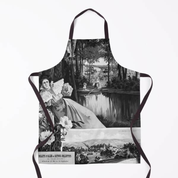 Item preview, PLM Pougues les Eaux Noire vintage travel poster designed and sold by stickart-marek.