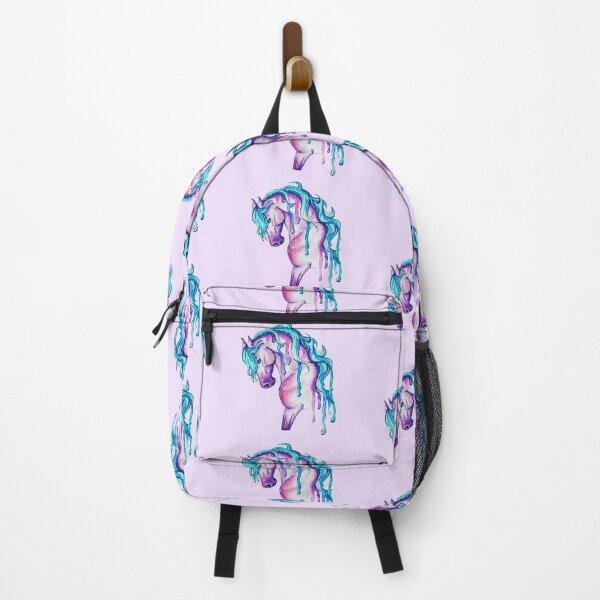 Item preview, Watercolor Pink and Blue Horse designed and sold by Lady-Lilac.