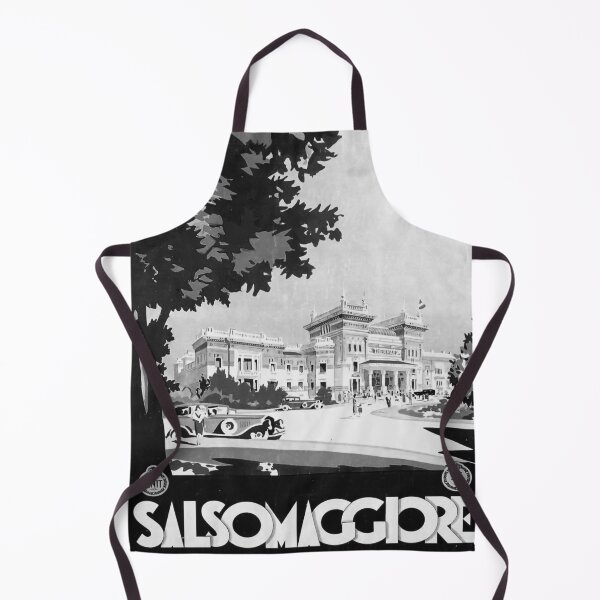 Item preview, Salsomaggiore Noire vintage travel poster designed and sold by stickart-marek.