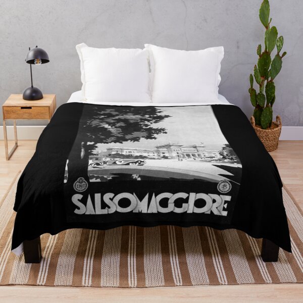 Item preview, Salsomaggiore Noire vintage travel poster designed and sold by stickart-marek.