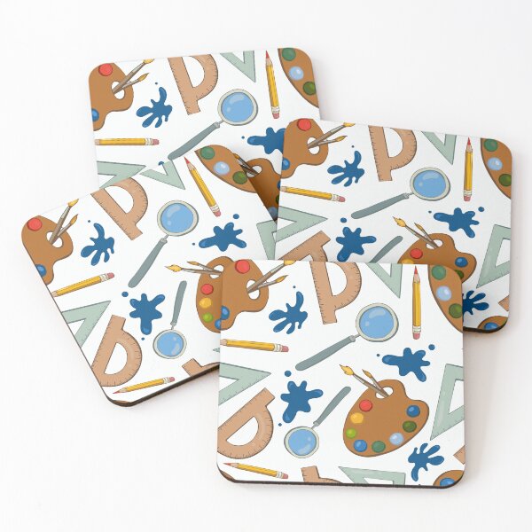 Item preview, School collection. Print with school supplies designed and sold by AstraDesign.