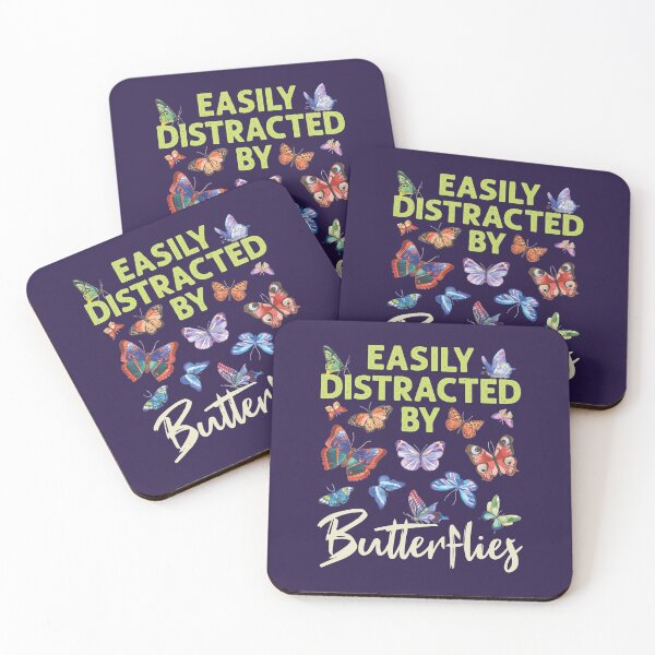 Item preview, Easily Distracted by Butterflies Butterfly Collector designed and sold by jaygo.