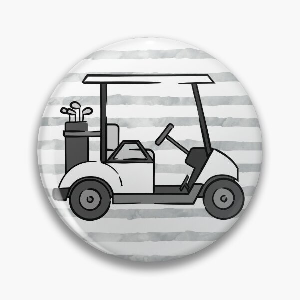 Item preview, Golf Carts - Gray Stripes designed and sold by littlearrow.