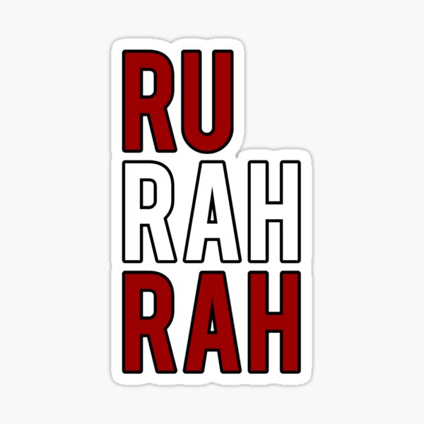 Ru Rah Rah Stickers Redbubble