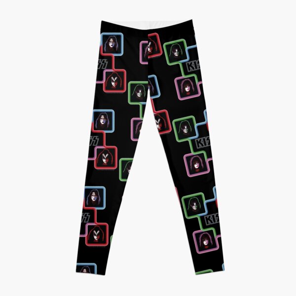 Kiss - Retro Faces Leggings