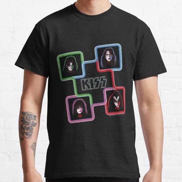 Kiss - Retro Faces Classic T-Shirt