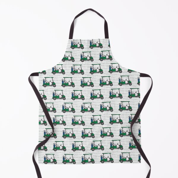 Item preview, Golf Carts - Green and Blue on Gray Stripes designed and sold by littlearrow.