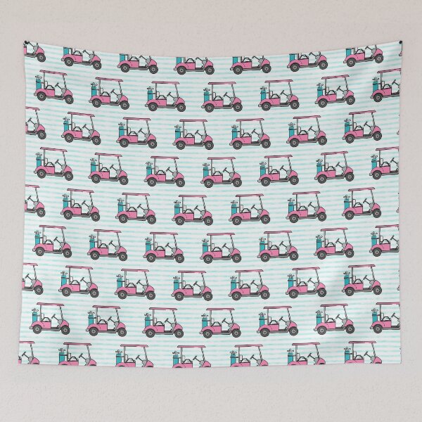 Item preview, Golf Carts - Blue and Pink  designed and sold by littlearrow.