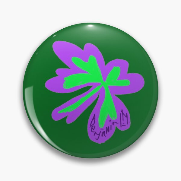 Item preview, Four Leaf Clover Purple Hearts designed and sold by Benjamin L.M..