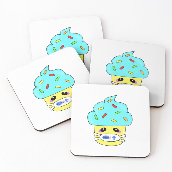 Item preview, Kawaii Cupcake with Face Mask designed and sold by KacyCupcake.