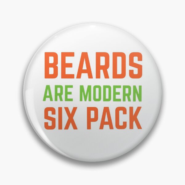 Item preview, Beards are modern six pack (Orange Green) designed and sold by bumperapparels.