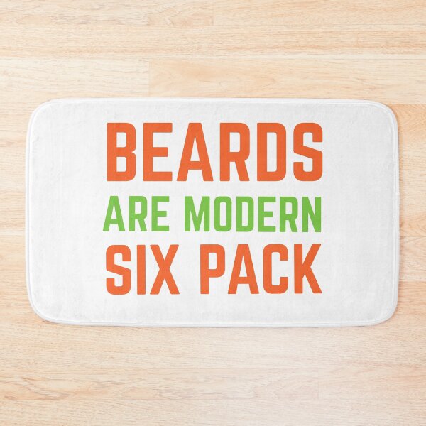 Item preview, Beards are modern six pack (Orange Green) designed and sold by bumperapparels.