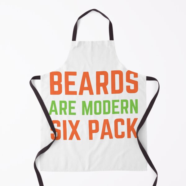 Item preview, Beards are modern six pack (Orange Green) designed and sold by bumperapparels.